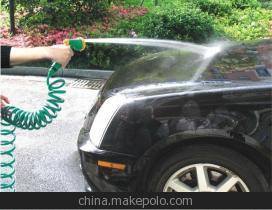 10米伸缩弹簧水枪套装 高压洗车、家用浇花，杭州柯罗贸易为您提供专业清洗解决方案